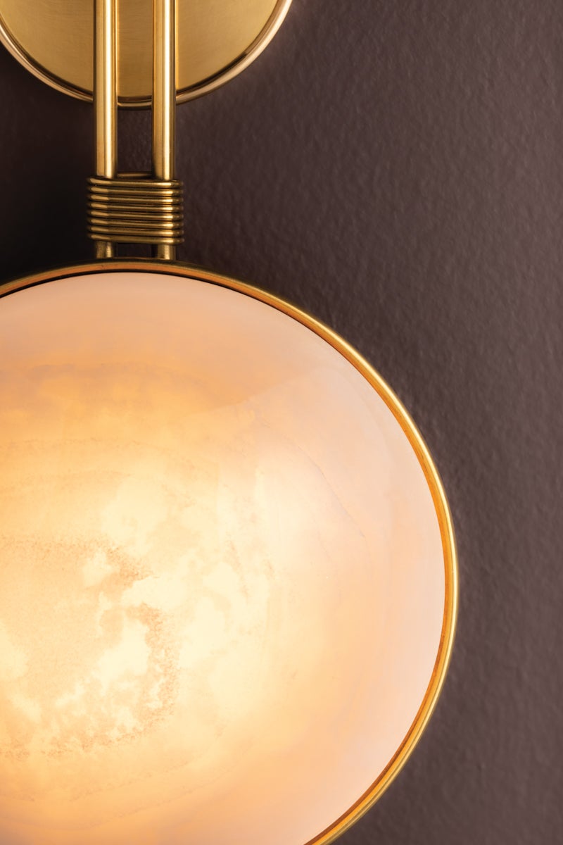 Ares Wall Sconce in Vintage Brass – view 2