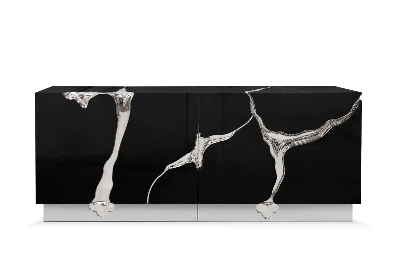 Lapiaz Black Silver Sideboard, Cocolea, , ,