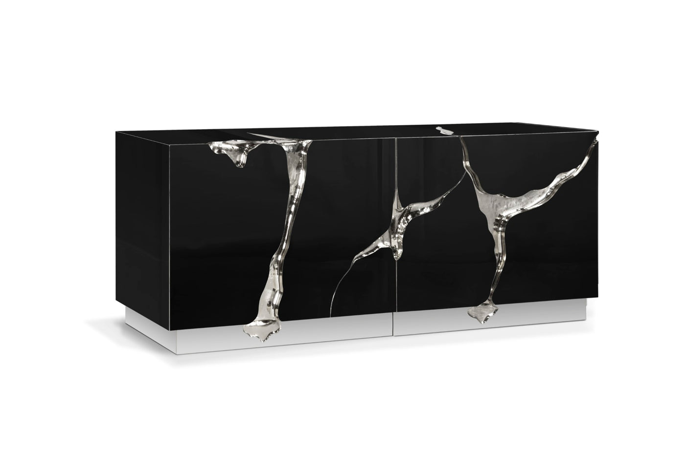 Lapiaz Black Silver Sideboard, Cocolea, , ,