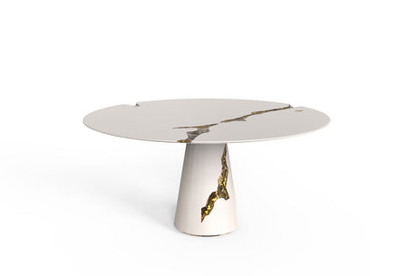 Empire Round Black Dining Table, Cocolea, , ,