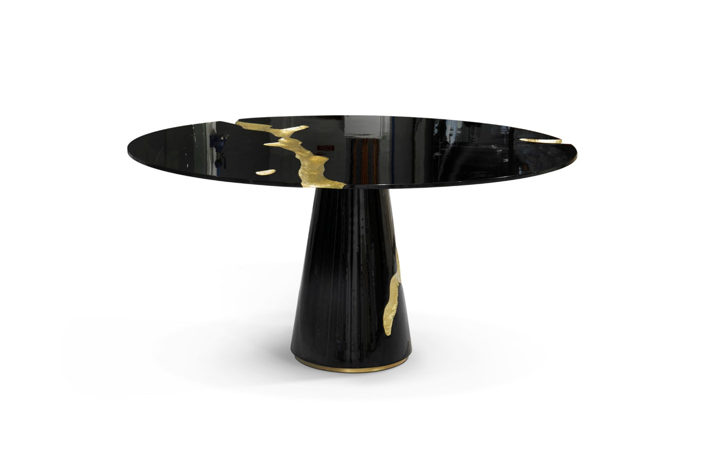 Empire Round Black Dining Table, Cocolea, , ,