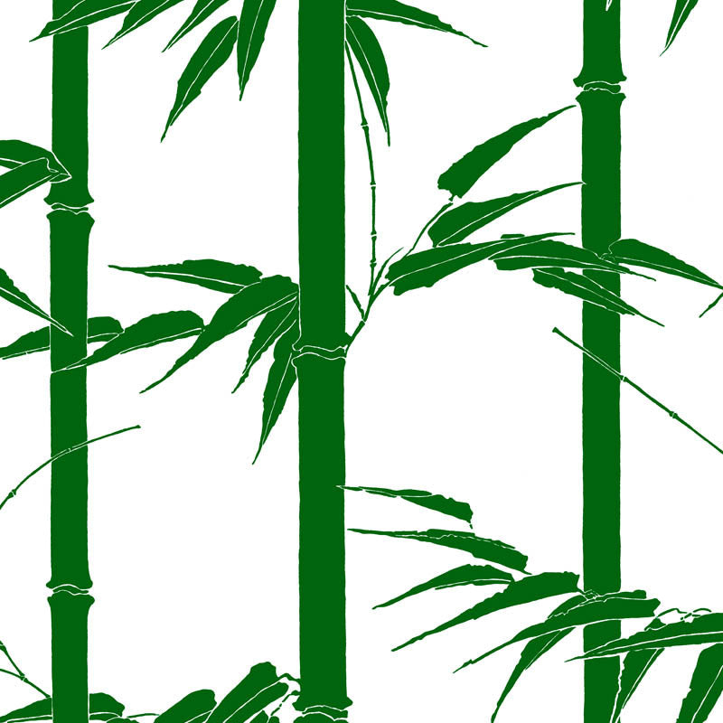 Bamboo Hawaii wallpaper in Norfolk by Natty & Polly, full pattern view