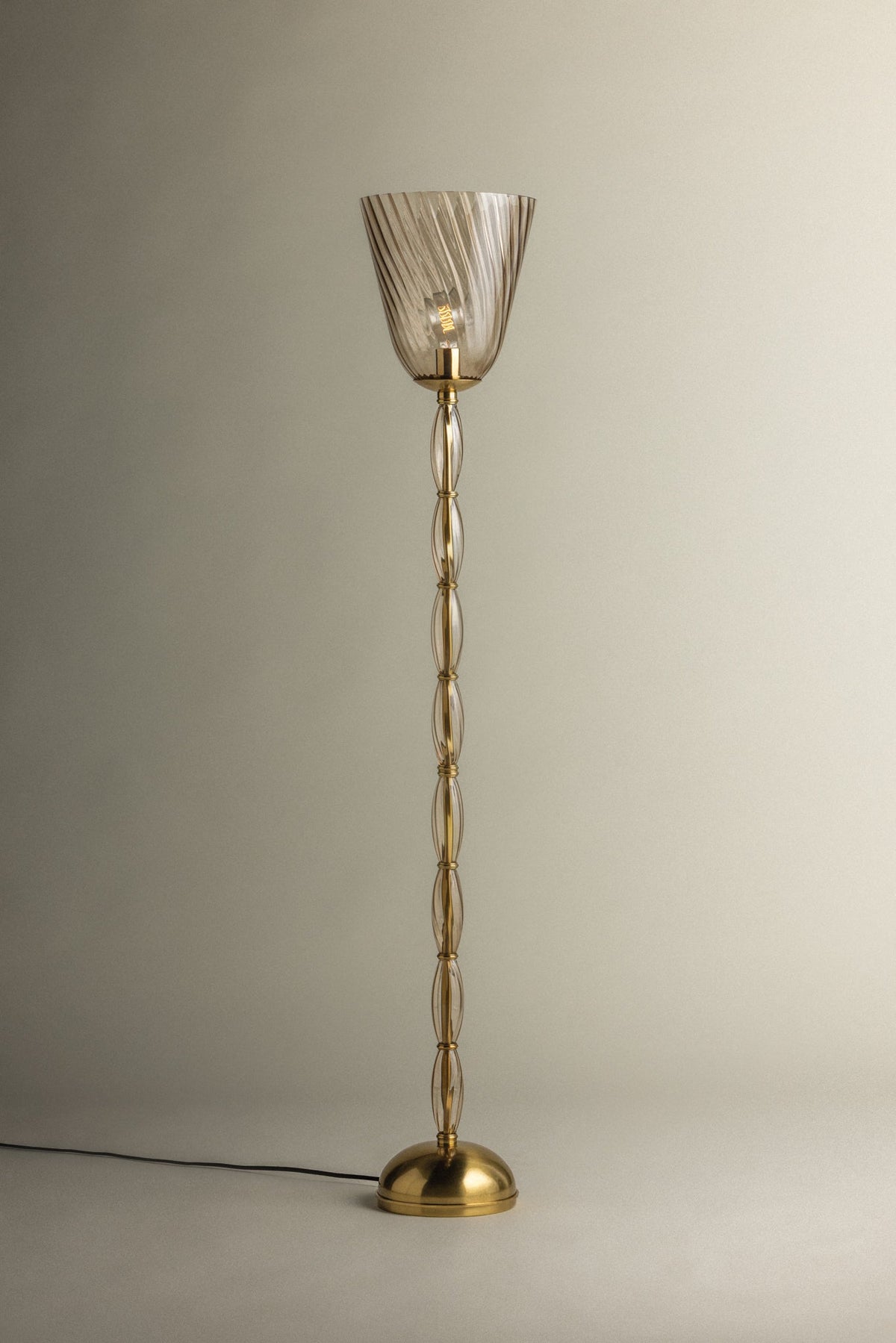 Bleecker Floor Lamp in Aged Brass – view 6