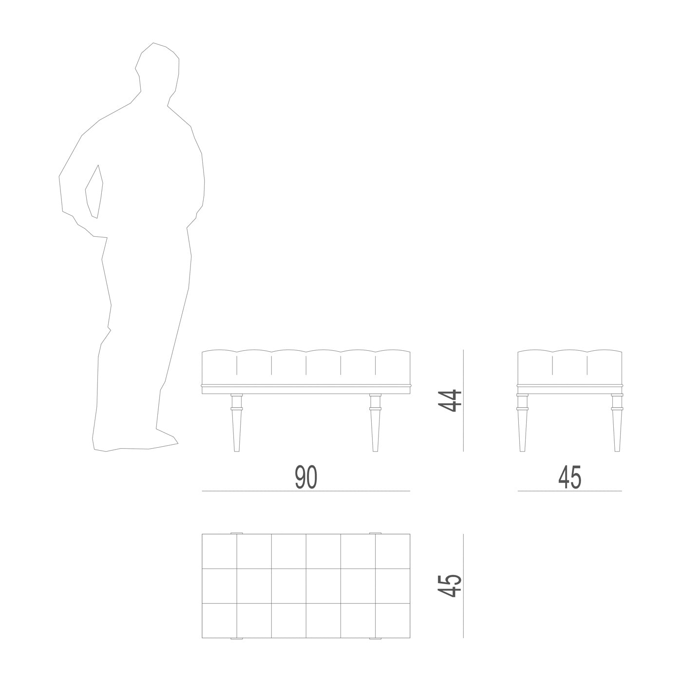 Brick Footstool, Cocolea, , ,