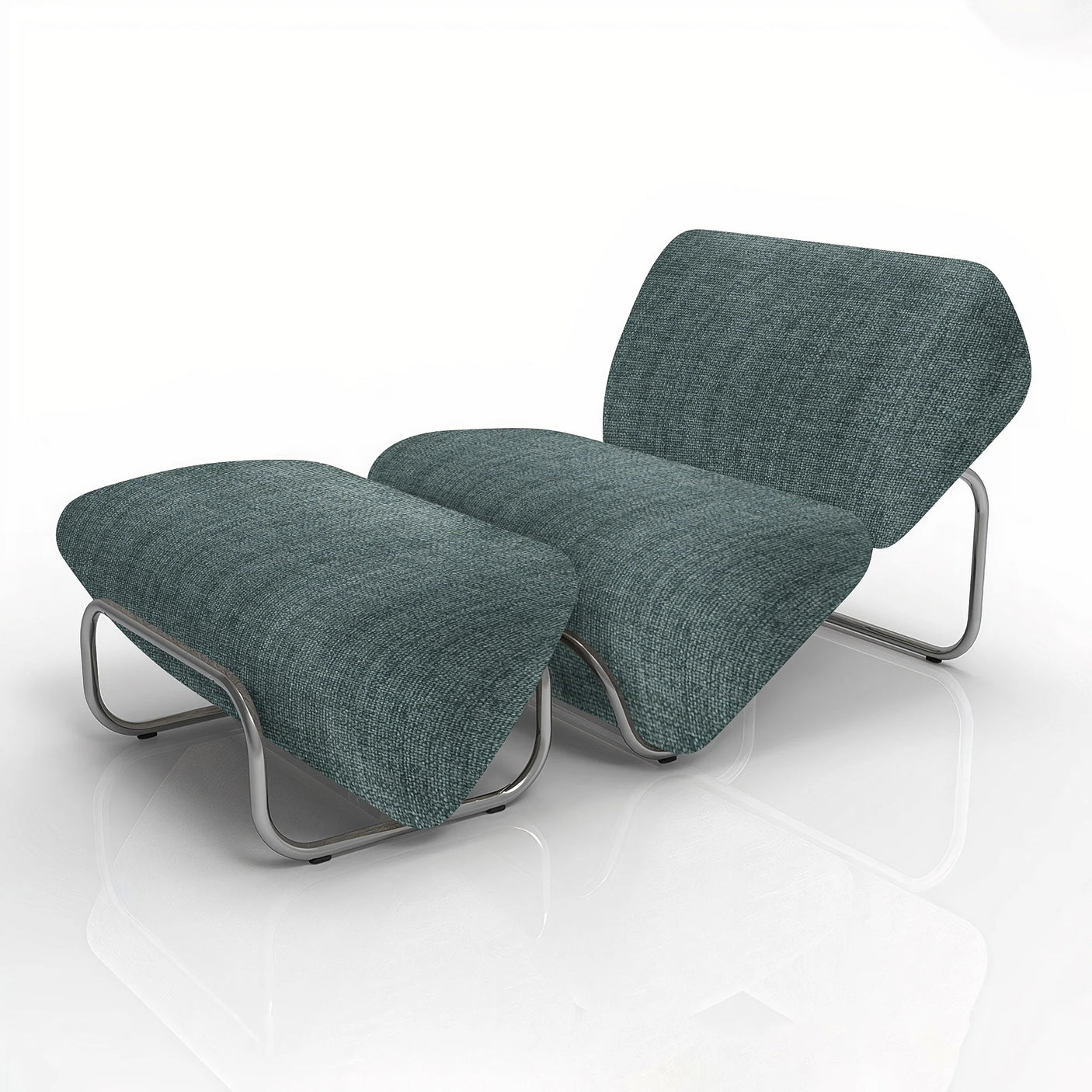 Trend Module Lounge with Bristol, Cocolea, Chrome, Teal,