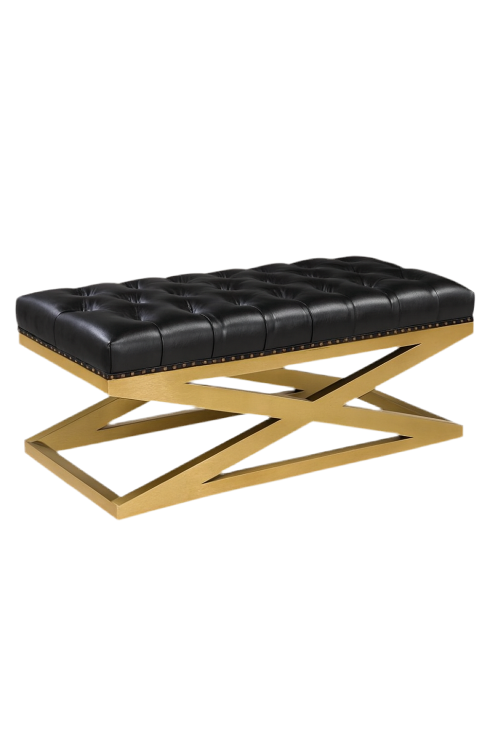 Regal Cross Base Ottoman – Customisable, Cocolea, , ,