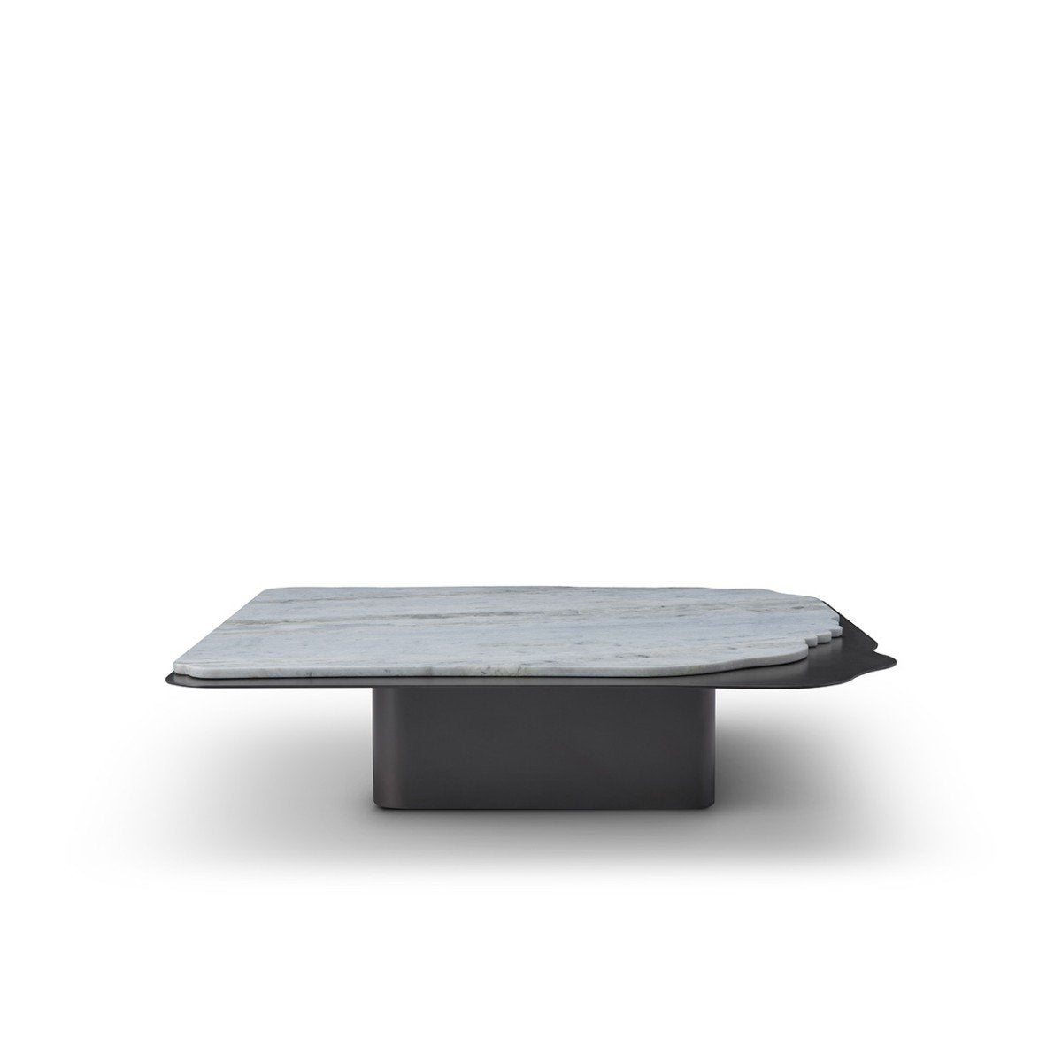 Sunvale Blue Marble Coffee Table, Square or Round, on Grey Base, Maison Debrah, , ,