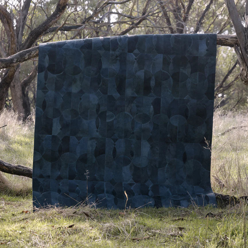 CAMINO RECTANGLE RUG - PETROL, Cocolea, , ,