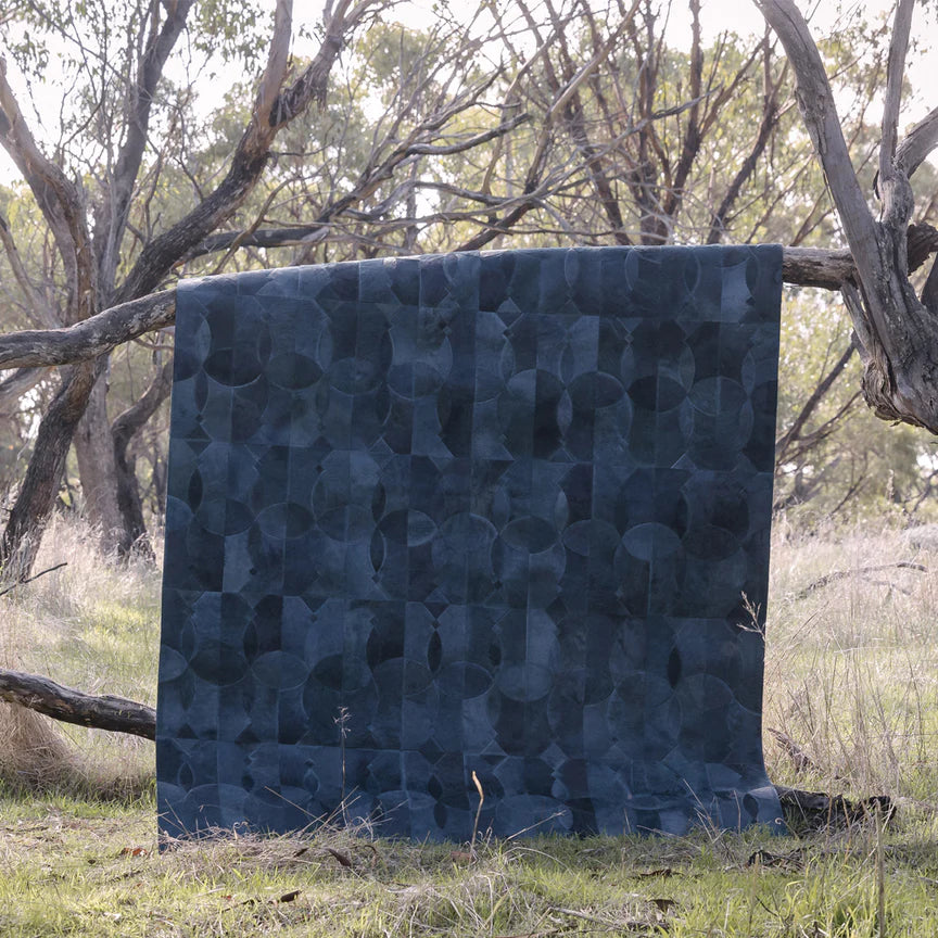 CAMINO RECTANGLE RUG - PETROL, Cocolea, , ,