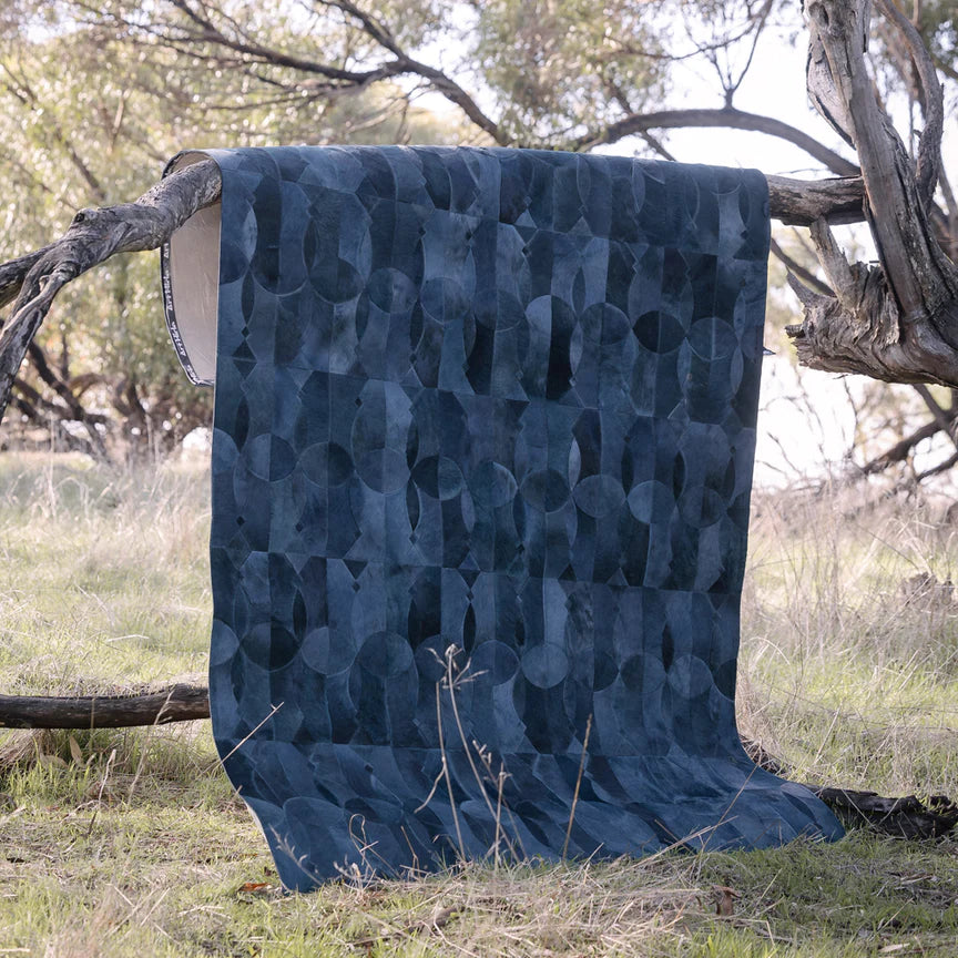 CAMINO RECTANGLE RUG - PETROL, Cocolea, , ,