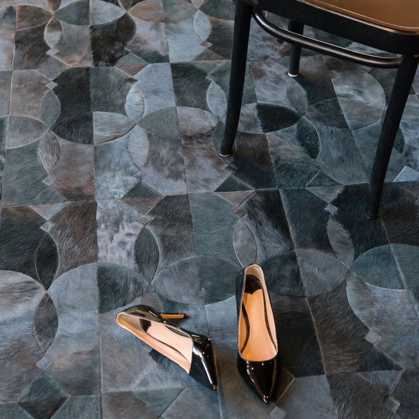 CAMINO RECTANGLE RUG - PETROL, Cocolea, , ,