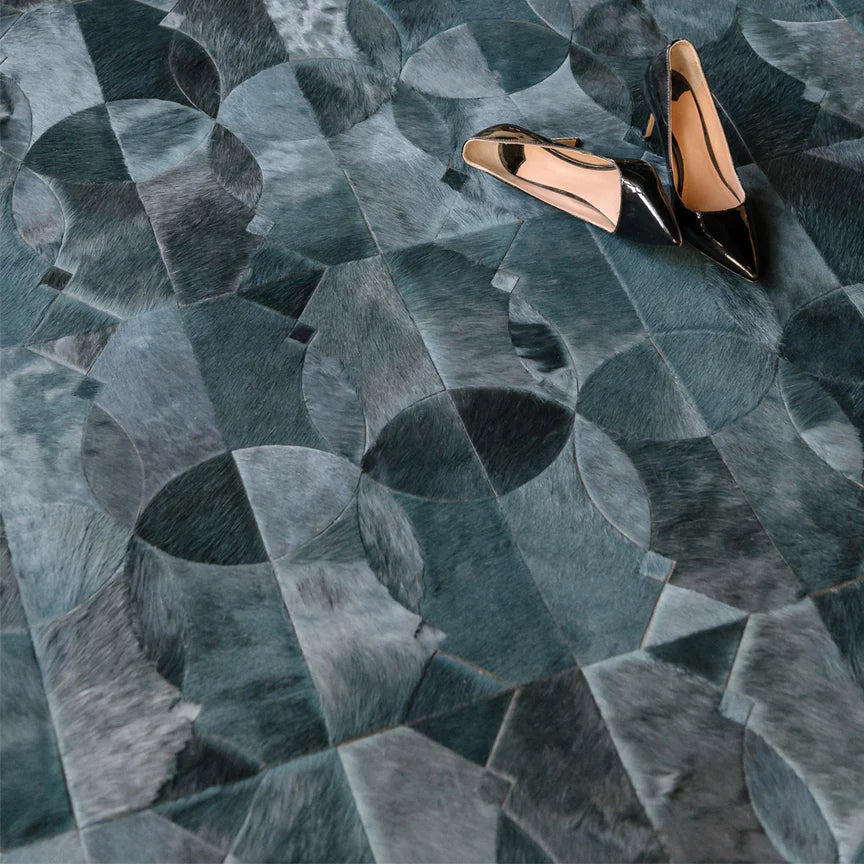 CAMINO RECTANGLE RUG - PETROL, Cocolea, , ,