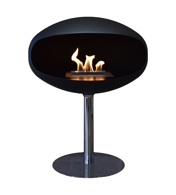 Cocoon Fires Pedastal Standing ALL BLACK - Ethanol Fireplace, Cocolea, , ,