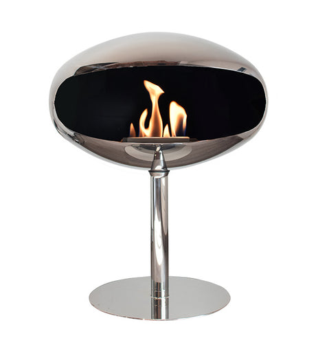 Cocoon Fires Pedastal Standing ALL STAINLESS Steel - Ethanol Fireplace, Cocolea, , ,