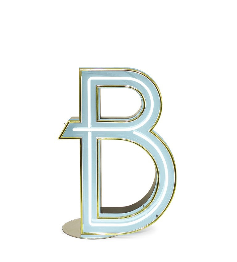 Letter B Graphic Lamps, Cocolea, , ,