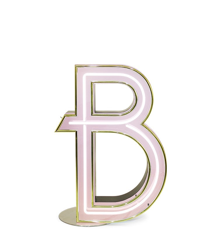 Letter B Graphic Lamps, Cocolea, , ,