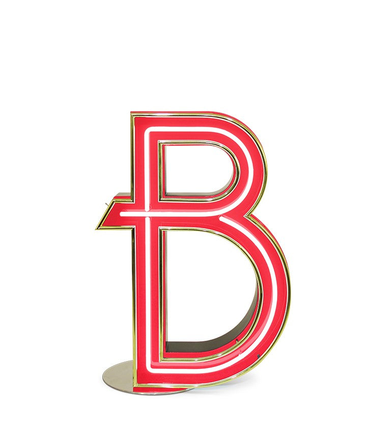 Letter B Graphic Lamps, Cocolea, , ,