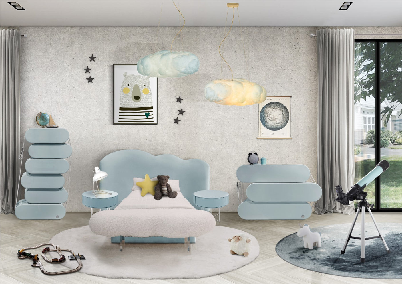 Cloud 3 Drawers Chest, Cocolea, , ,