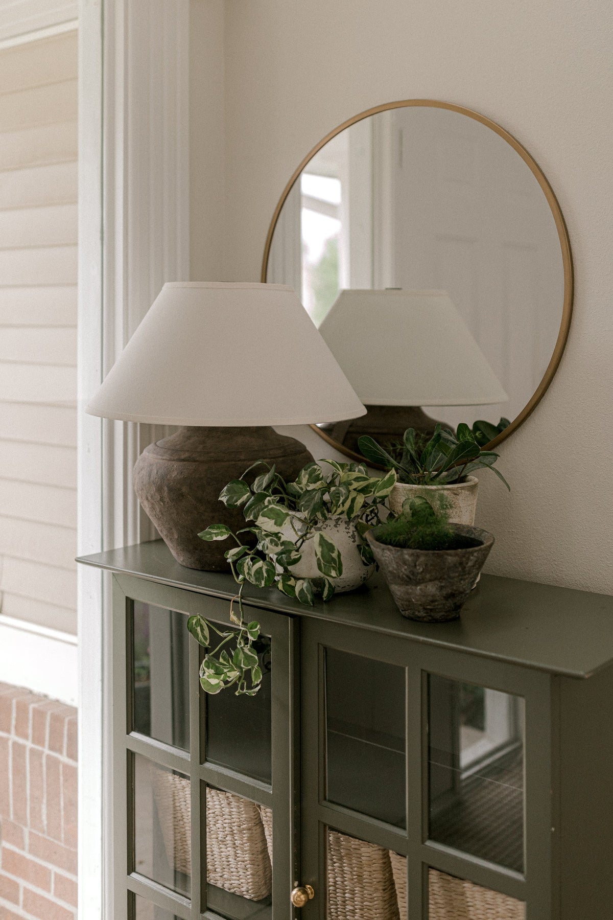 Calabria Table Lamp in Textural Glaze – view 5