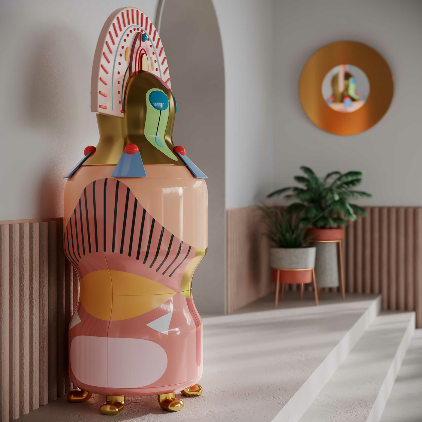 Chhau Donna Cabinet, Cocolea, , ,