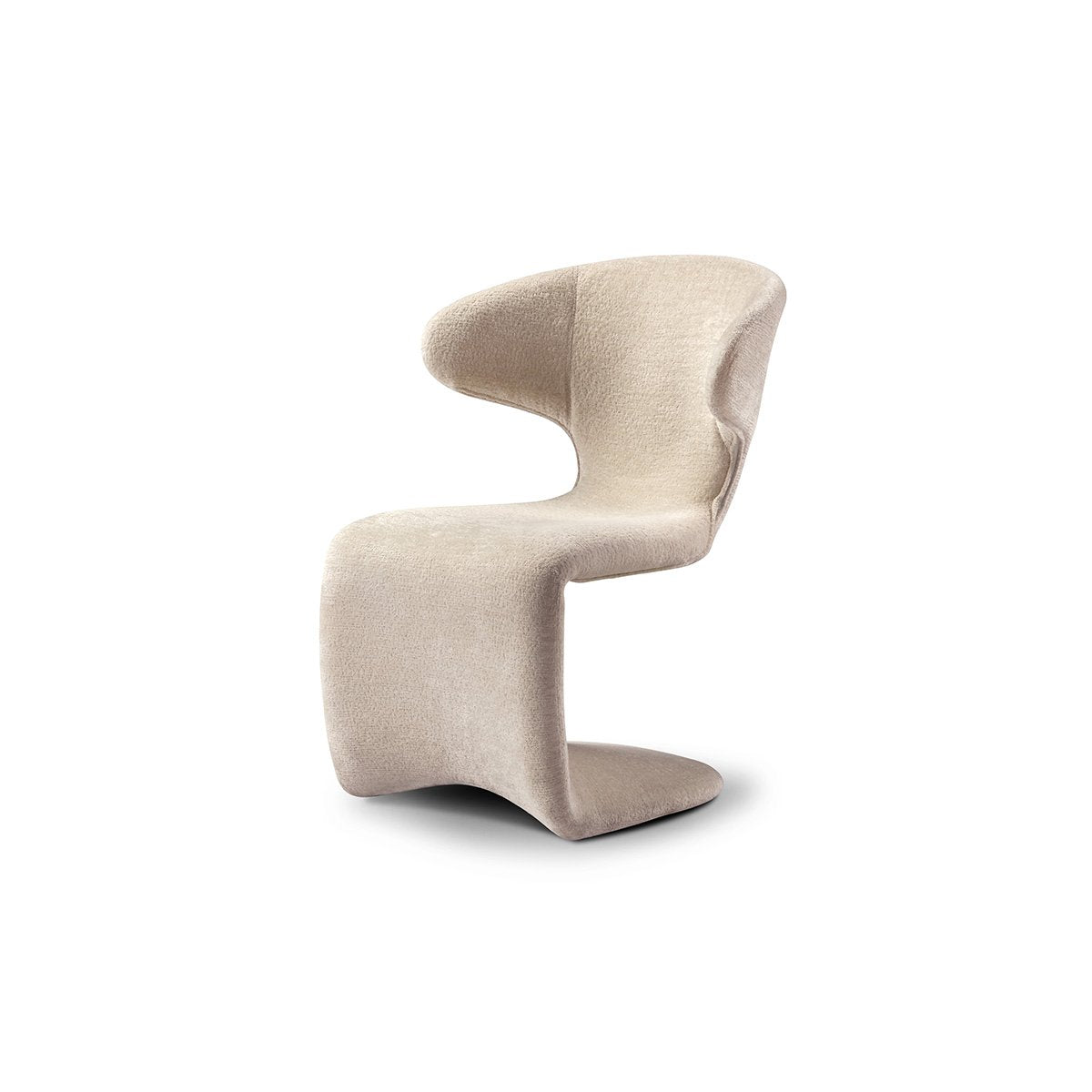 Aloura Sculptural Dining Chair in Faux Leather or Fabric, Maison Debrah, , ,