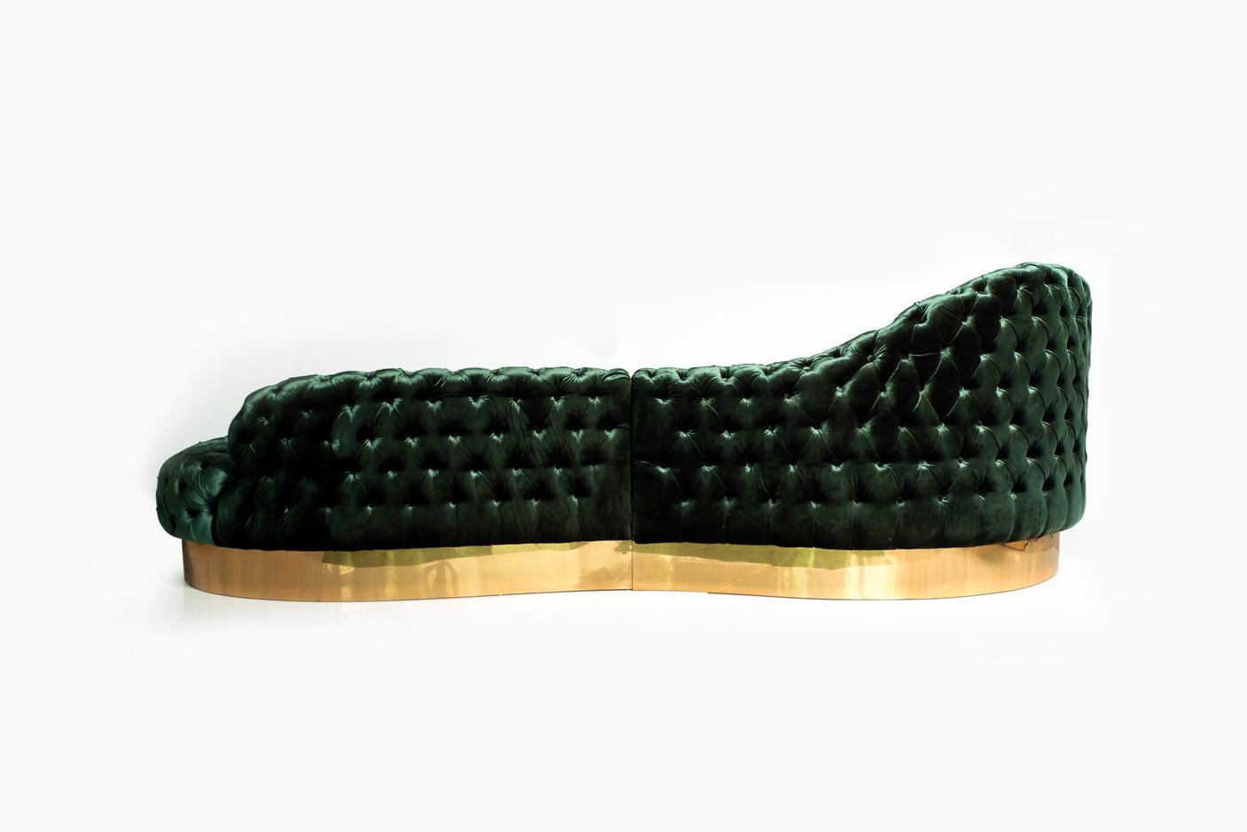 Billionaire Curved Emerald Green Velvet Chesterfield Lounge, Cocolea, , ,