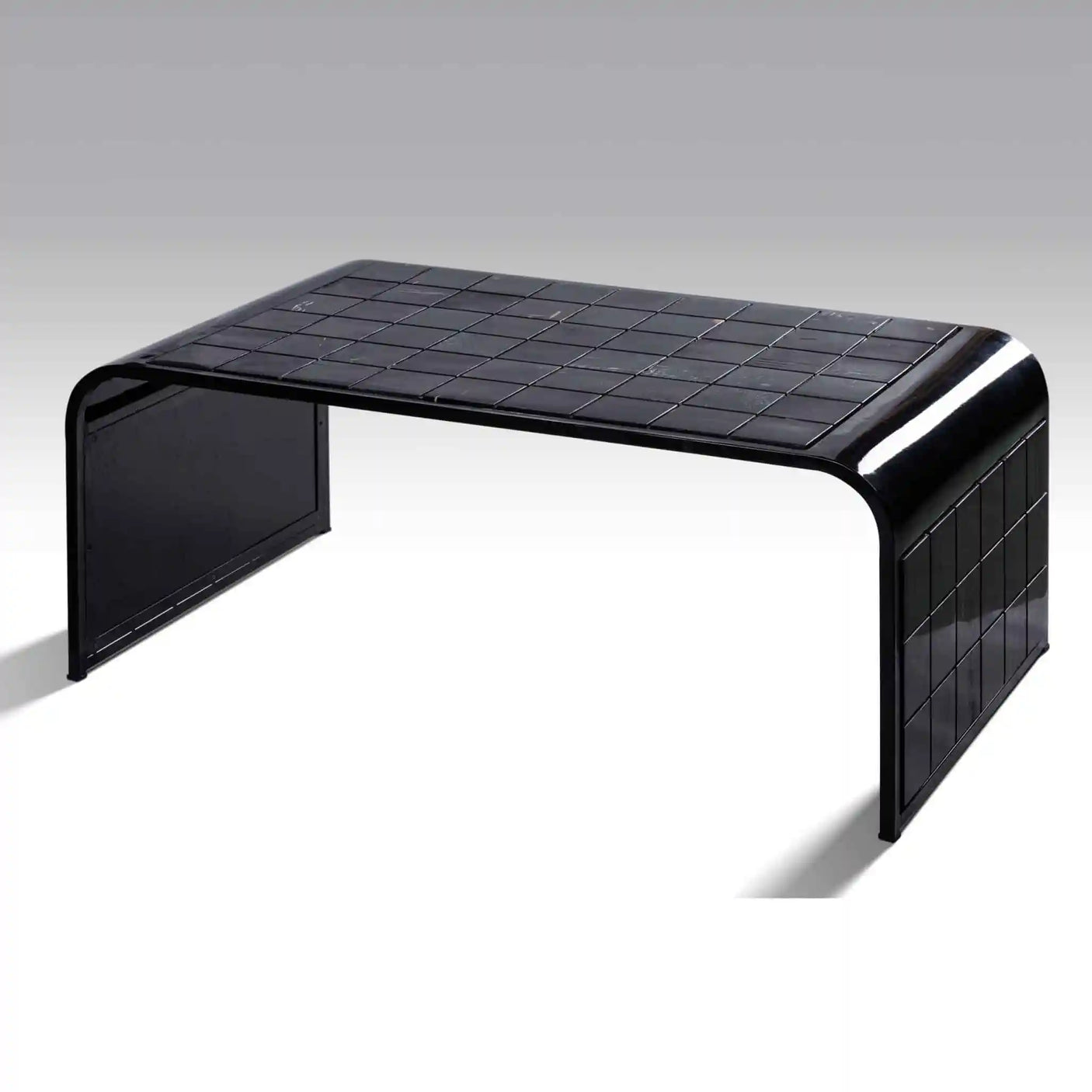 Élancé Slim Petrified Wood Coffee Table — Monochrome Minimalist Collection, Cocolea, , ,