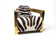 Lulu Cowhide Zebra Print Armchair, Cocolea, , ,