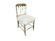 Mongolian Fur Dressing Chair in Brass Frame, Cocolea, , ,