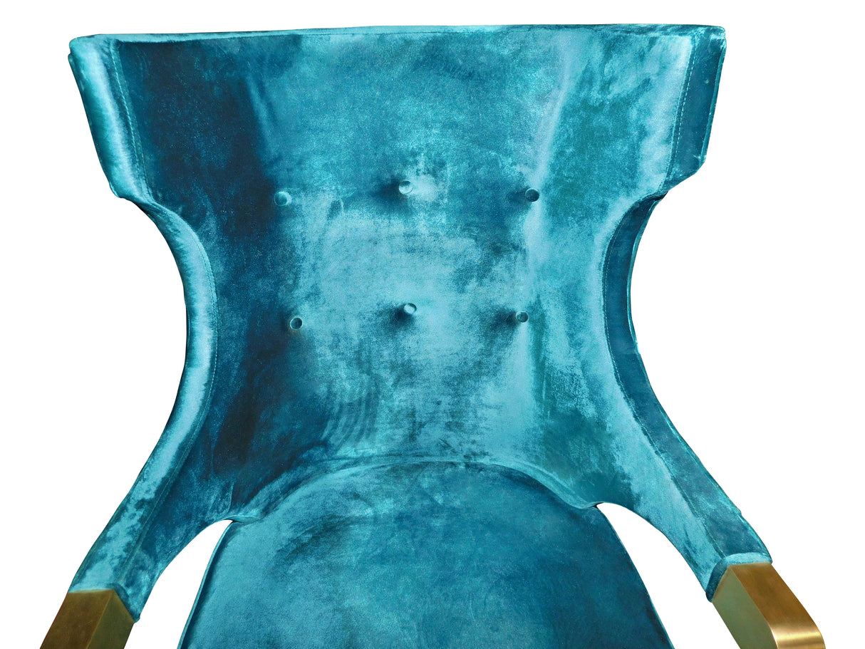 SIKA Armchair – Teal Commercial & Brushed Bras, Cocolea, , ,