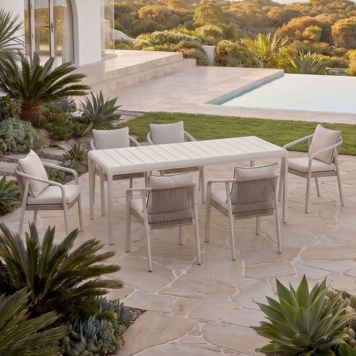 Paloma Outdoor Dining Armchair by Satara – view 8