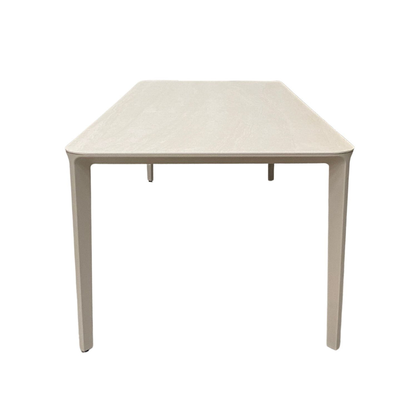 Marco Ceramic Dining Table, Cocolea, Ecru, ,