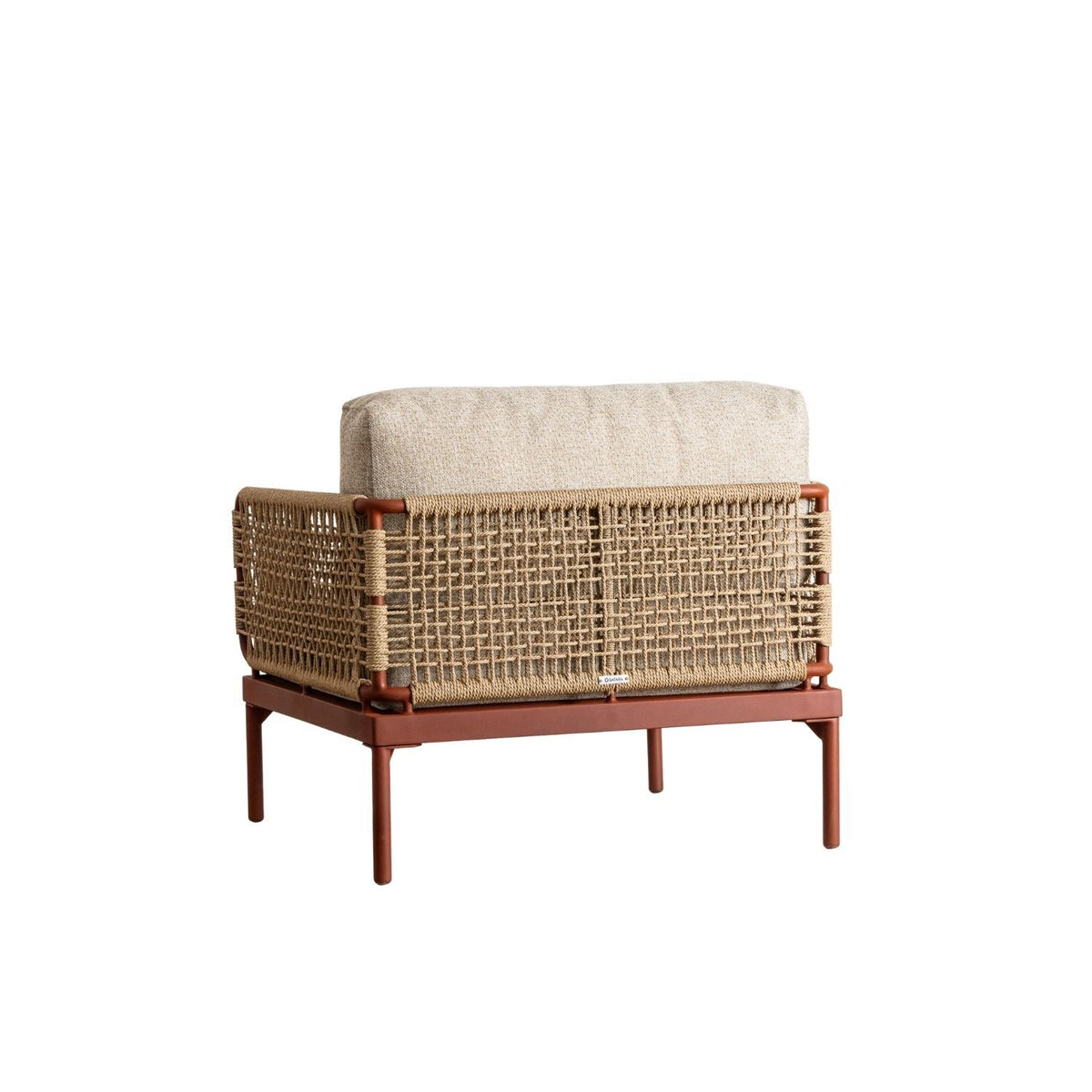 Juni Outdoor Lounge Chair – Almond/Earth by Satara – view 5