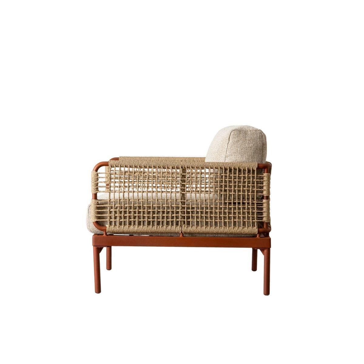 Juni Outdoor Lounge Chair – Almond/Earth by Satara – view 4