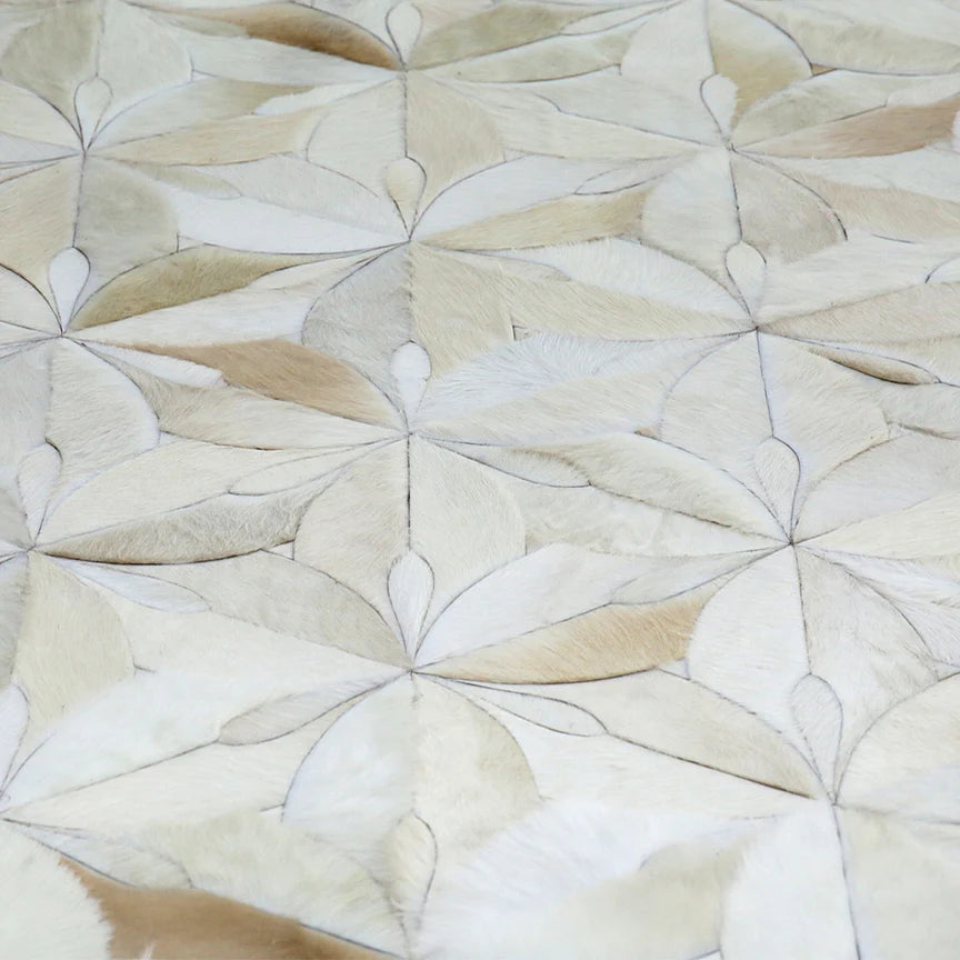 Flores Oval Rug - Cream, Cocolea, , ,