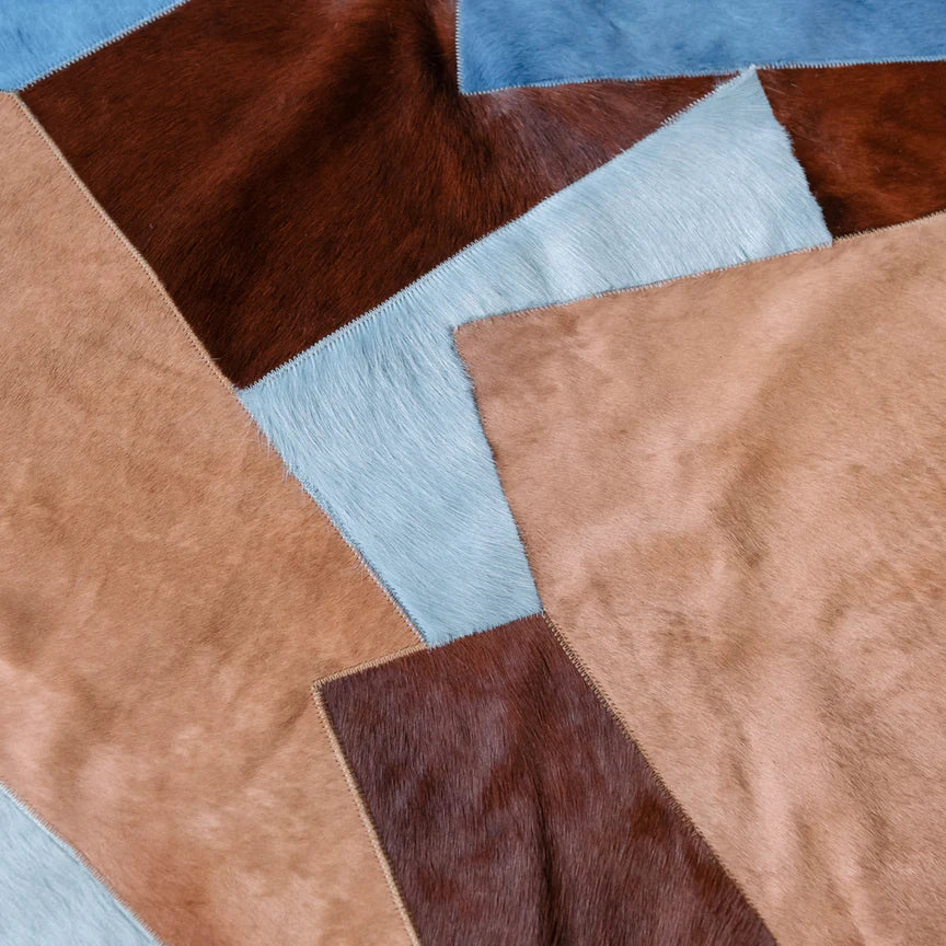 Fragments Rectangle Rug - Blue, Cocolea, , ,