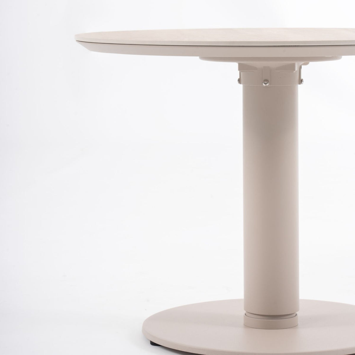 Nalu Adjustable Outdoor Side Table – Sand Ceramic & Mocha, Satara, , ,