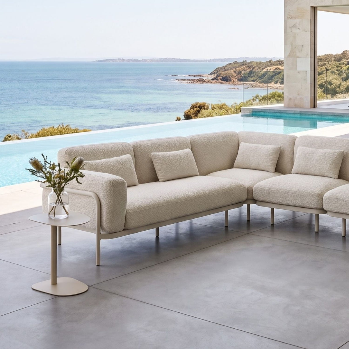 Otto Outdoor Side Table – Mocha, Satara, , ,