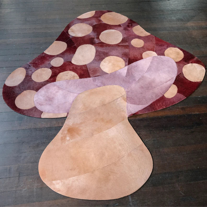 Funghi Rug - Red, Cocolea, , ,