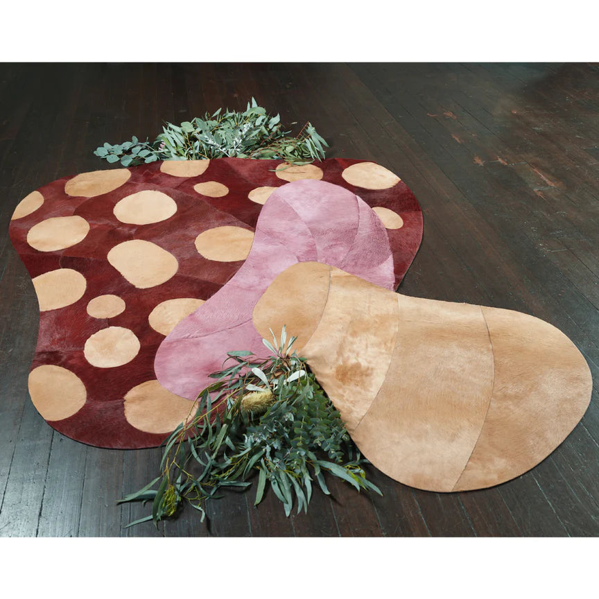 Funghi Rug - Red, Cocolea, , ,