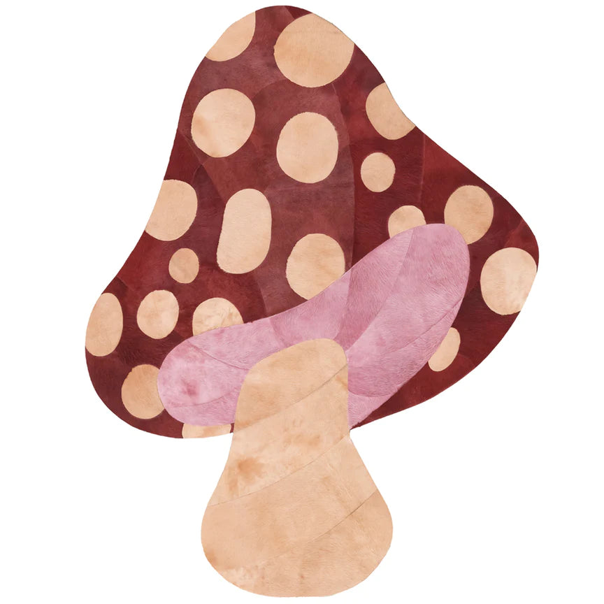 Funghi Rug - Red, Cocolea, , ,
