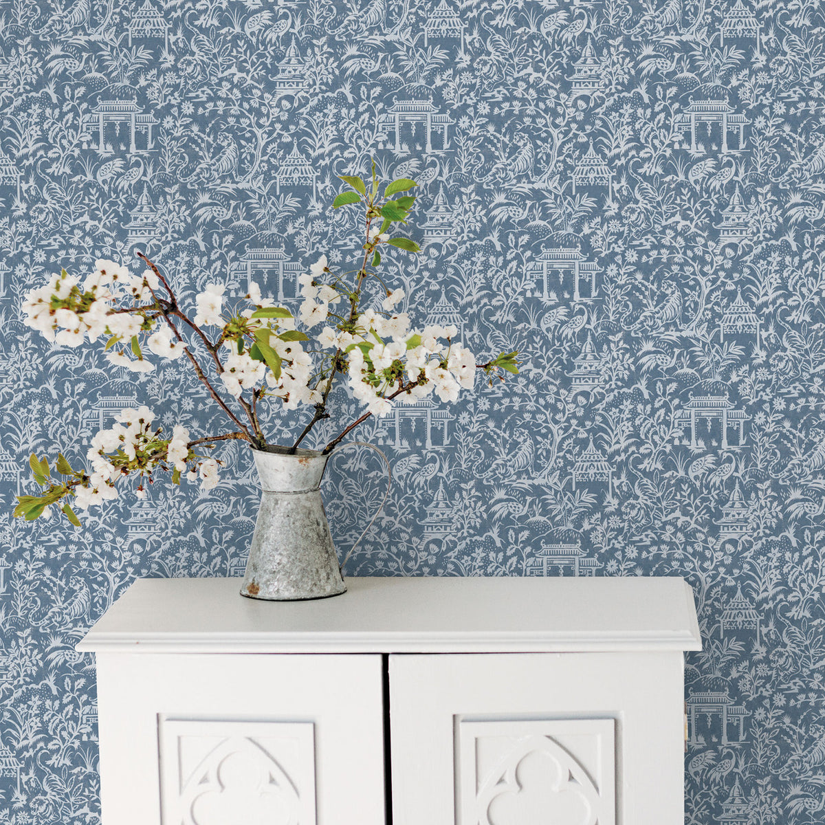 Oriental Toile Wallpaper, Cocolea Natty & Polly, , ,