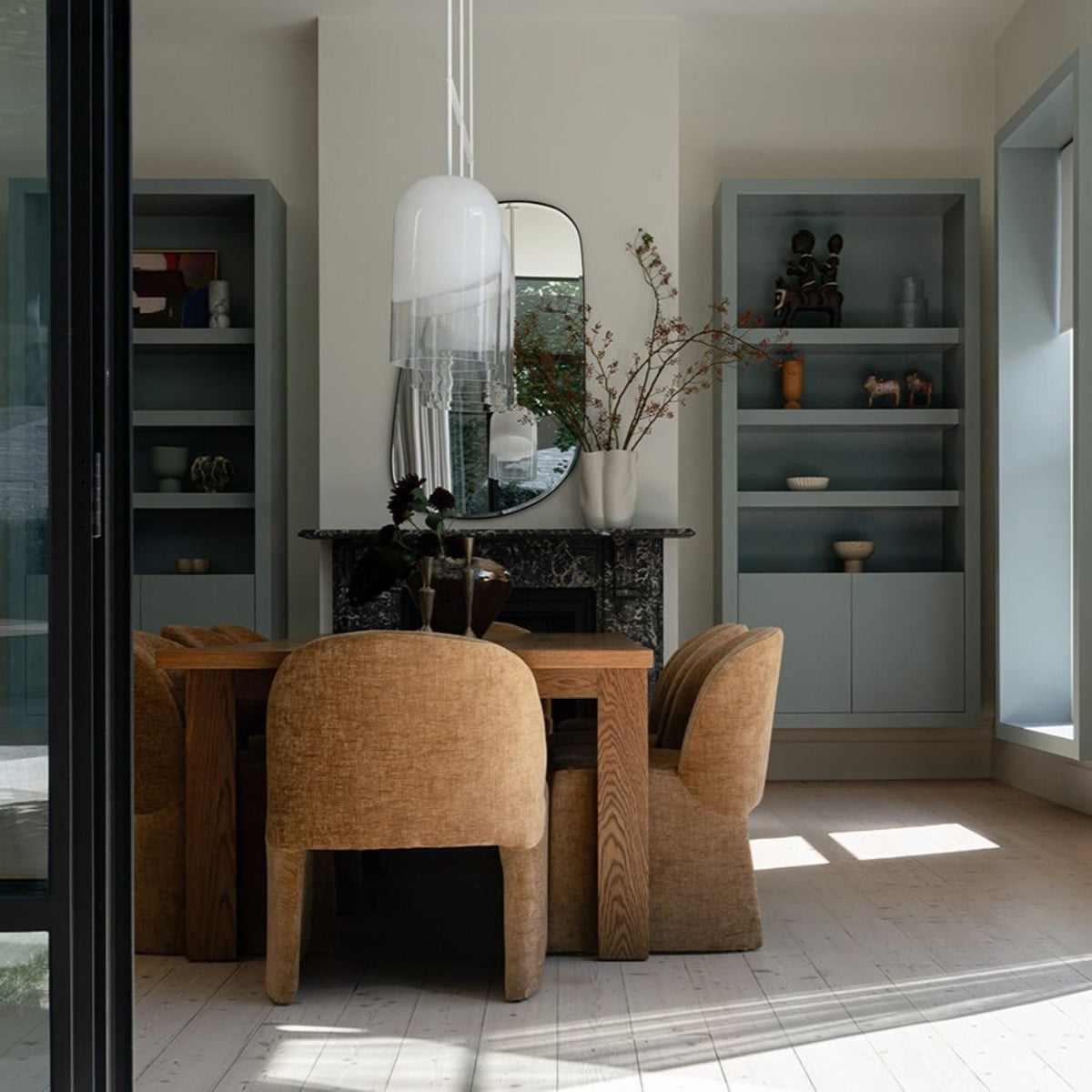 Liana Dining Chair – Tan Chenille, Satara, , ,