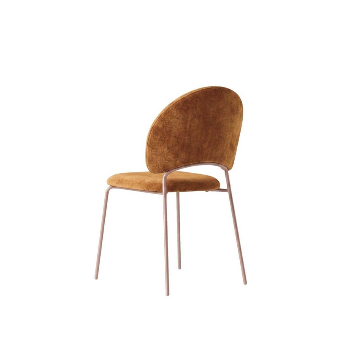 Millie Dining Chair – Chipmunk Chenille by Satara – view 5