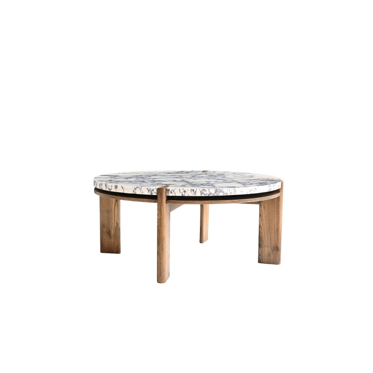 Bruna Coffee Table – Calcutta Marble & Saddle Oak, Satara, , ,