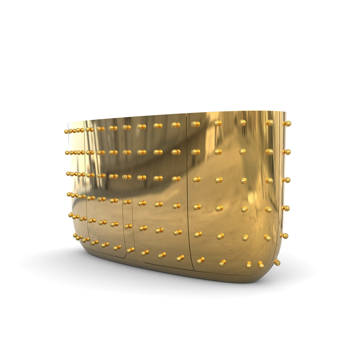 Oasis Sideboard Gold Sideboard, Cocolea, , ,