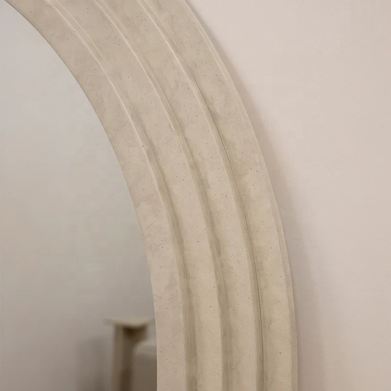 Monaco Arched Travertine Mirror - optional LED lighting, Cocolea, , ,