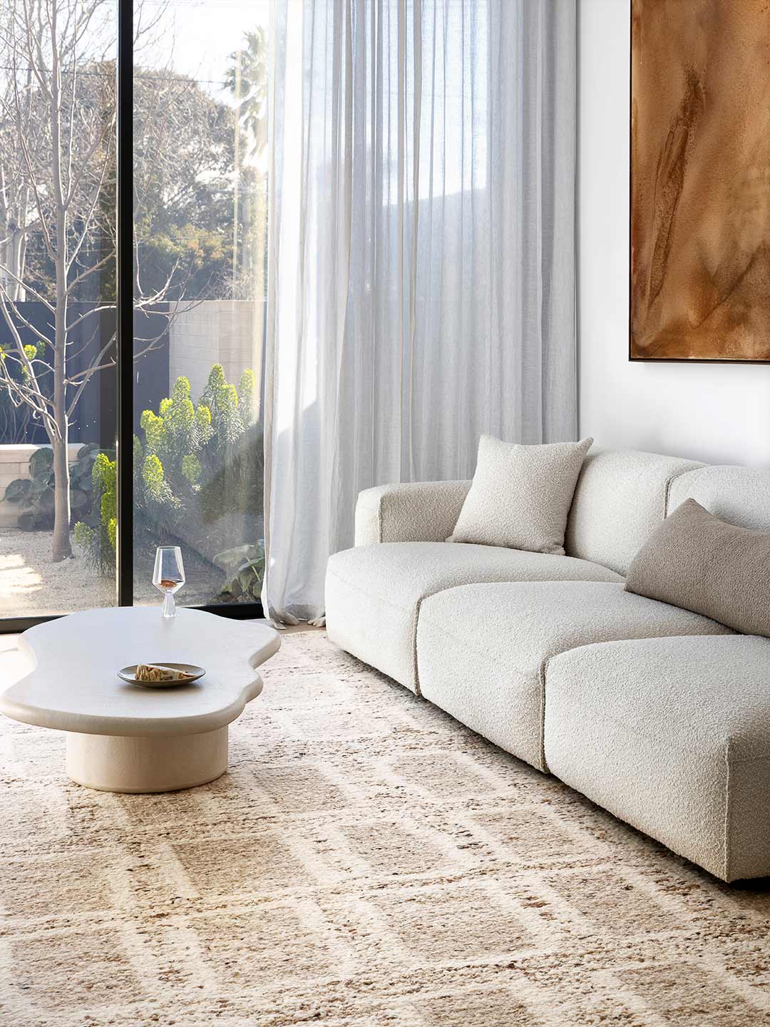 Heras Rug, Cocolea, 200 x 290 cm, Sand,