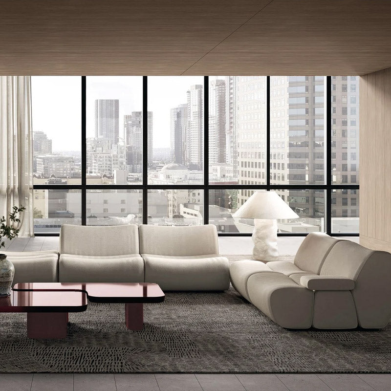 Largo Modular Sectional Curved Lounge Sofa — Italian-Inspired, Cocolea, , ,