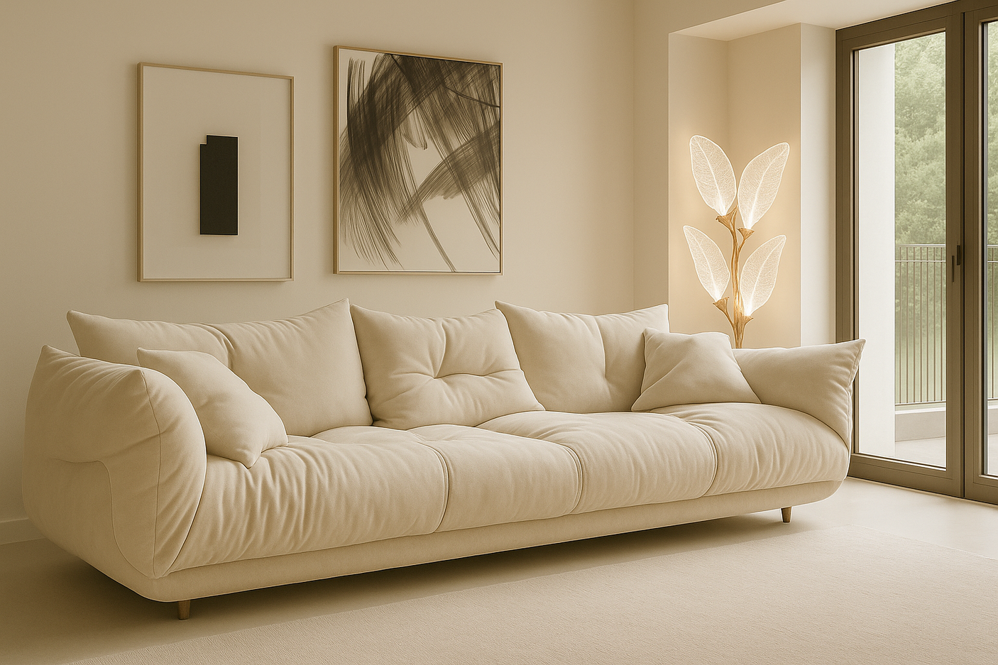 Aurora Glacier Crystal Leaf Floor Lamp, Cocolea, , ,